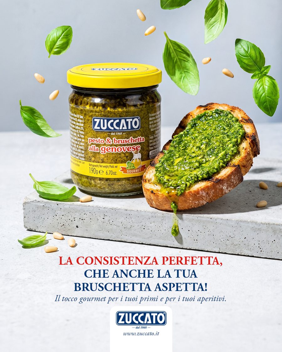Zuccato advertising — Pesto & Bruschetta alla Genovese