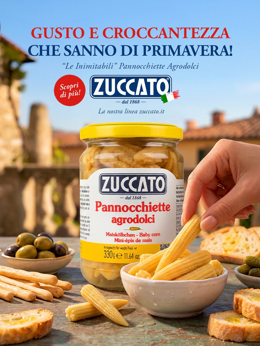 Zuccato advertising — Pannocchiette Agrodolci