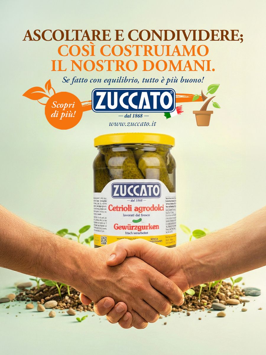 Zuccato advertising — Sostenibilità — Febbraio 2025