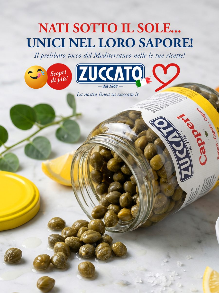 Zuccato advertising — Capperi nati sotto il sole