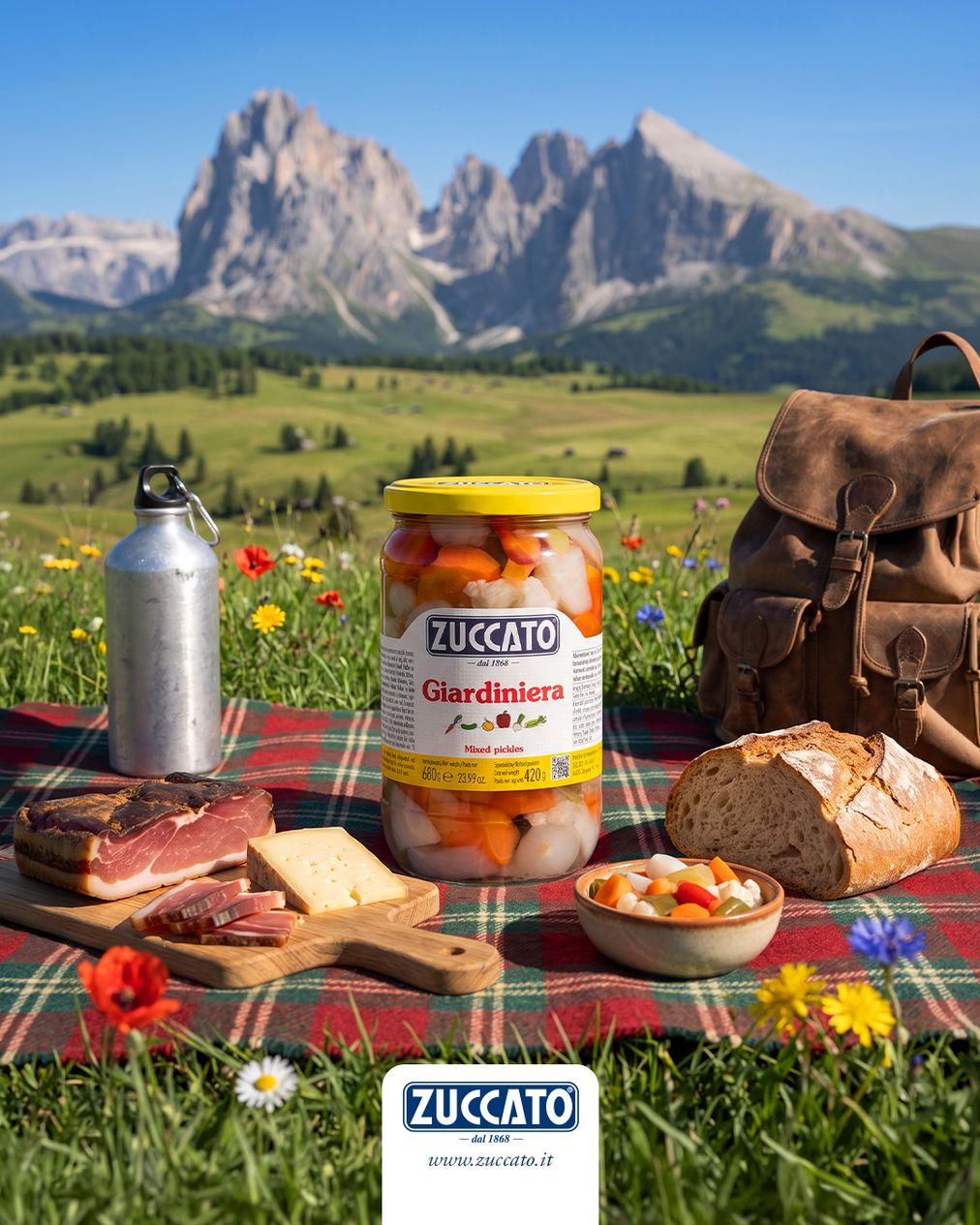 Zuccato advertising — Giardiniera — Sapori di montagna