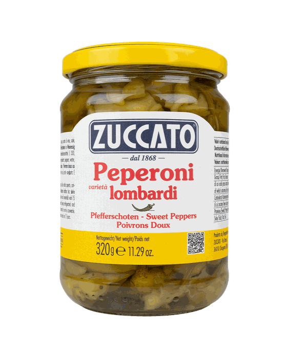 Peperoni lombardi 370ML Zuccato — 370 ml vetro