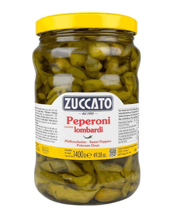 Peperoni lombardi 1700ML Zuccato — 1700 ml vetro