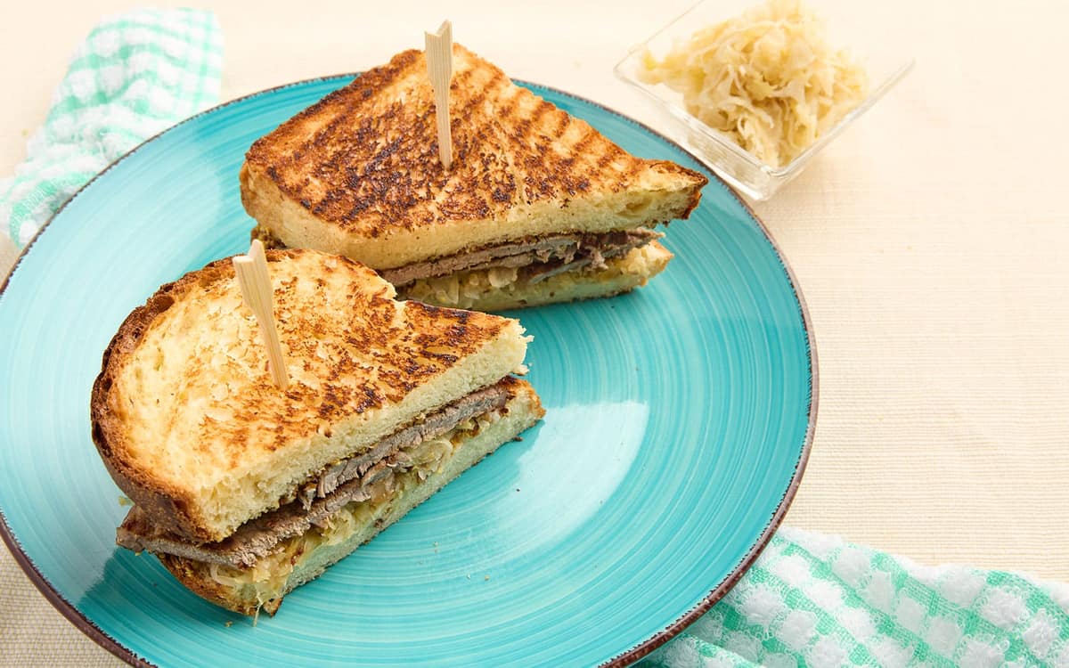 Sandwich roast beef e crauti Zuccato