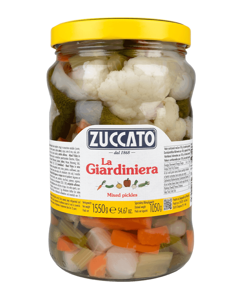 Giardiniera 8 frutti 1700ML Zuccato — 1700 ml vetro