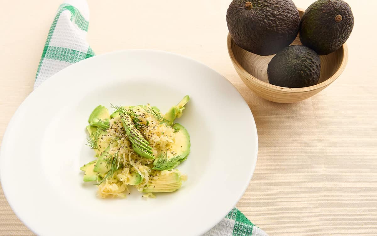 Insalata crauti e avocado Zuccato
