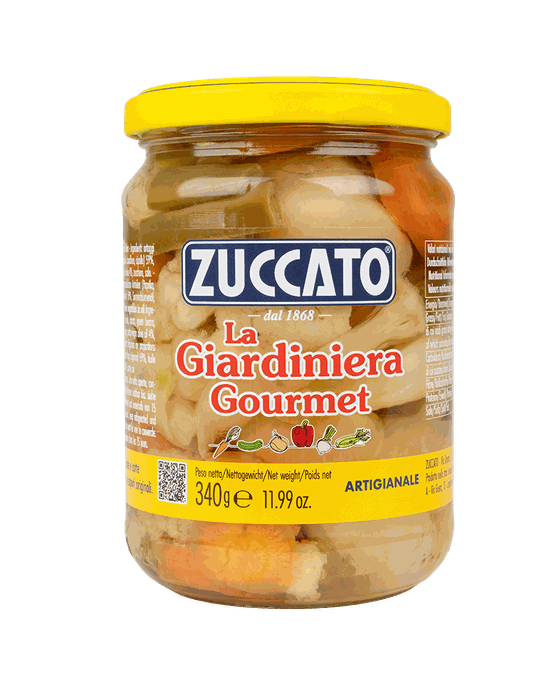 La Giardiniera gourmet 370ML Zuccato — 370 ml vetro