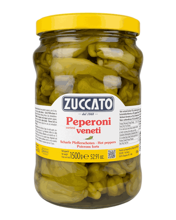 Peperoni veneti 1700ML Zuccato — 1700 ml vetro