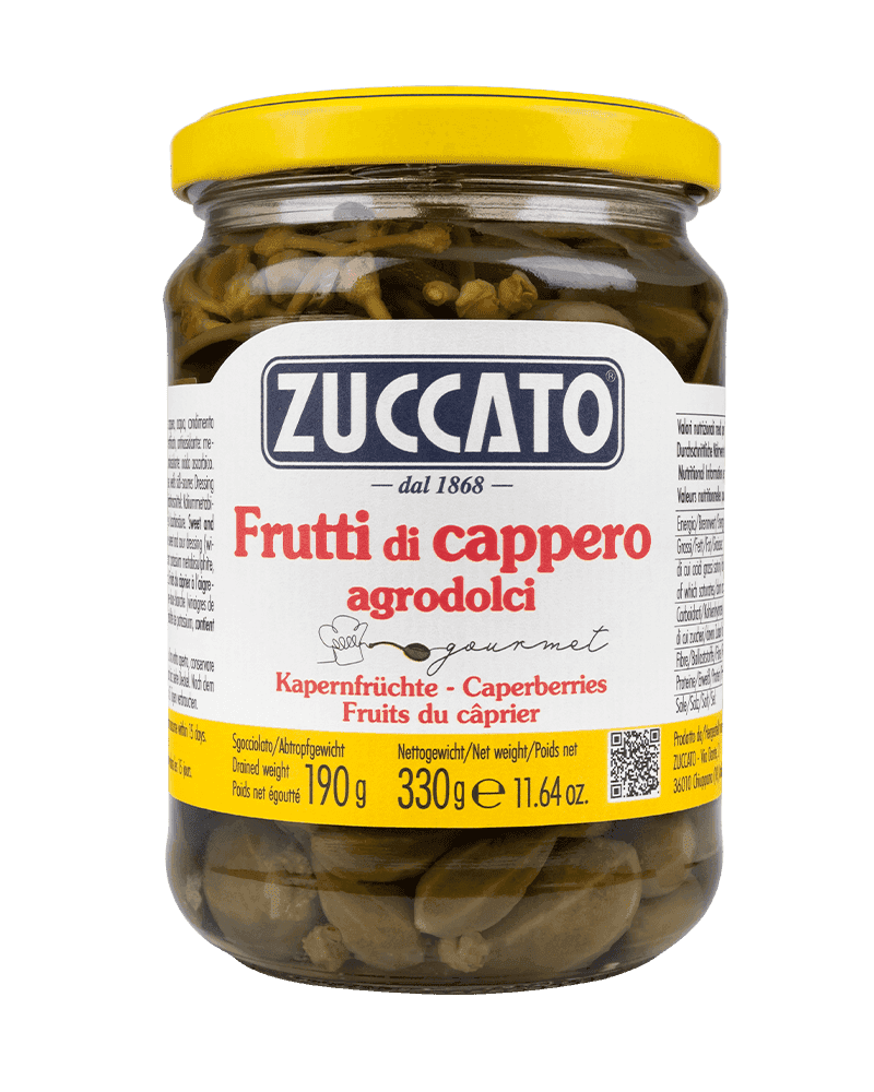 Frutti di cappero 370ML Zuccato — 370 ml vetro