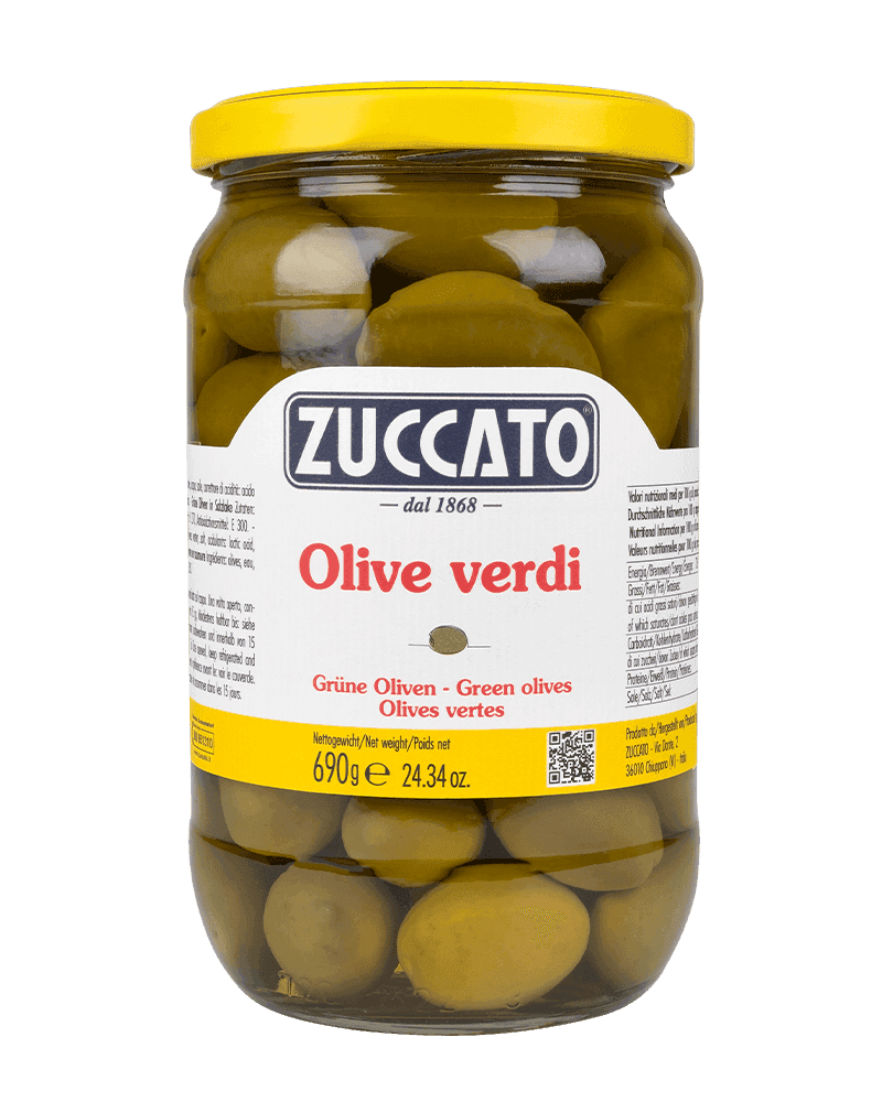 Olive verdi 720ML Zuccato — 720 ml vetro