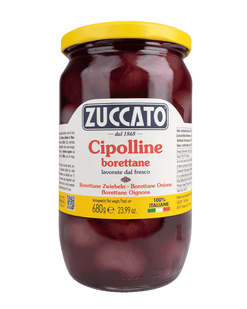 Cipolline borettane aceto rosso 720ML Zuccato — 720 ml vetro