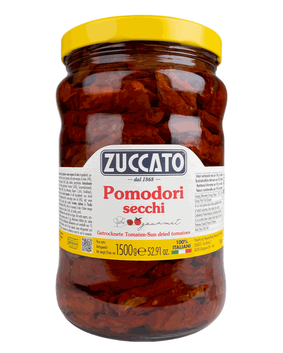 Pomodori secchi 1700ML Zuccato — 1700 ml vetro
