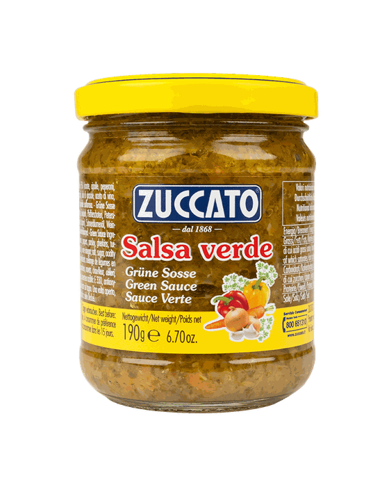 Salsa Verde 212ML Zuccato — 212 ml vetro
