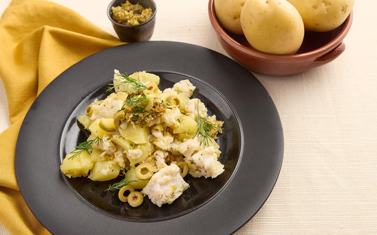 Insalata di merluzzo e salsa verde Zuccato