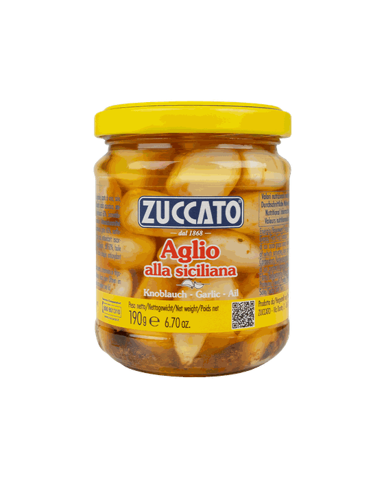 Aglio a spicchi 212ML Zuccato — 212 ml vetro