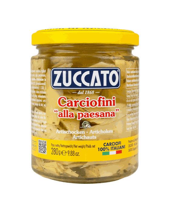 Carciofini spaccati alla paesana 314ML Zuccato — 314 ml