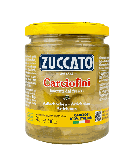 Carciofini interi 30/40 pz/kg 314ML Zuccato — 314 ml