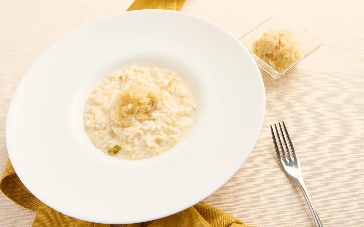 Risotto con crauti al vino bianco Zuccato