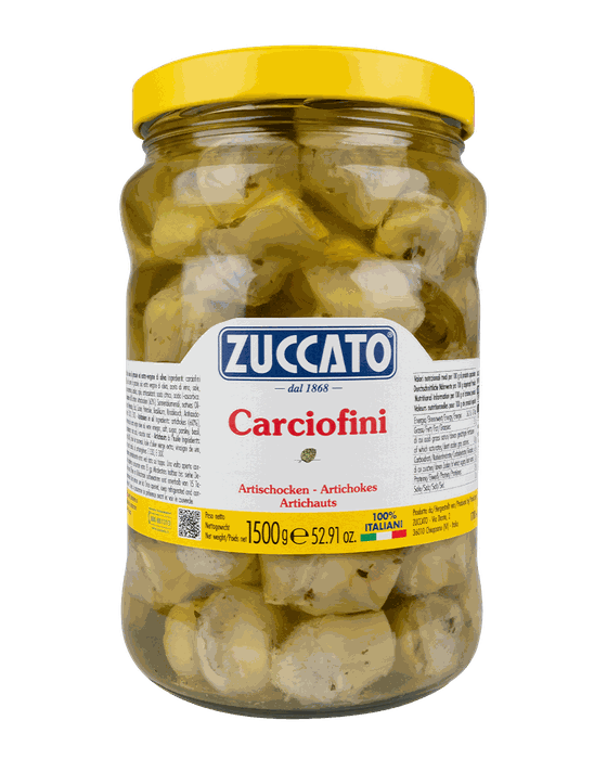 Carciofini 60/70 pz/kg 1700ML Zuccato — 1700 ml vetro