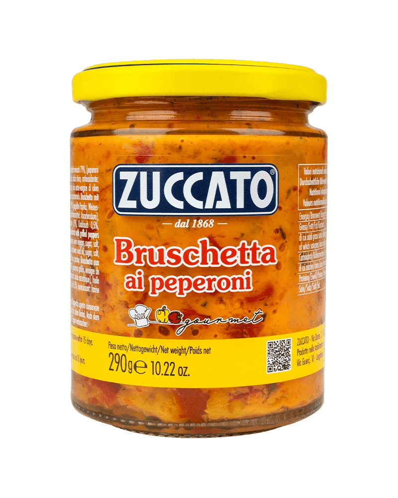 Bruschetta Peperoni 314ML Zuccato — 314 ml