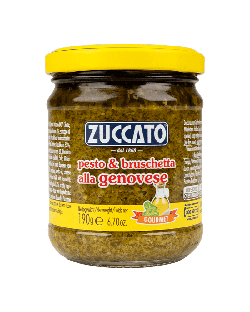 Pesto Genovese 212ML Zuccato — 212 ml vetro