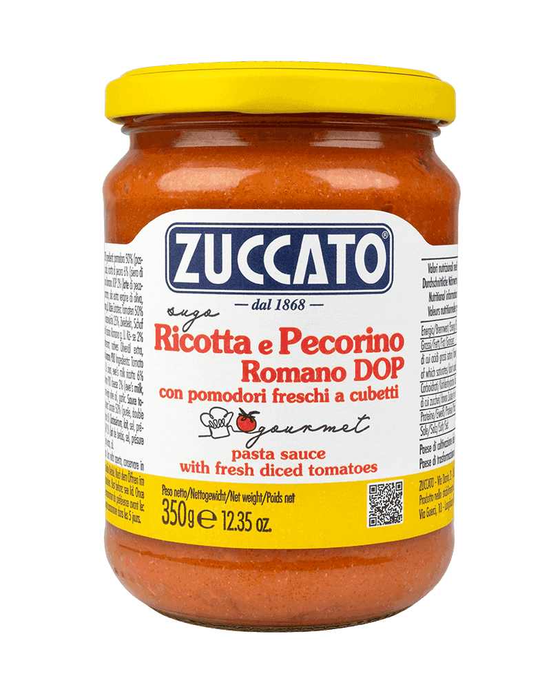 Sugo Ricotta e Pecorino 370ML Zuccato — 370 ml vetro