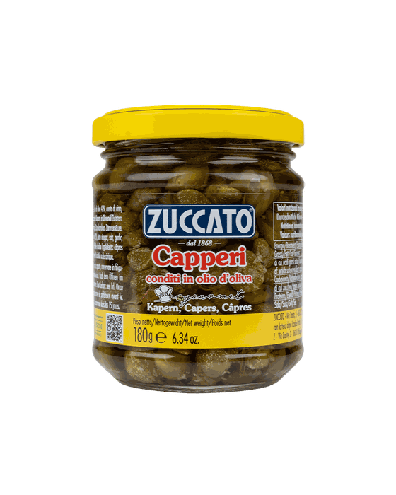 Capperi conditi Gourmet 212ML Zuccato — 212 ml vetro