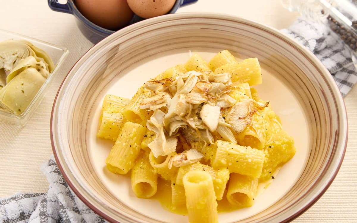 Carbonara vegetariana Zuccato
