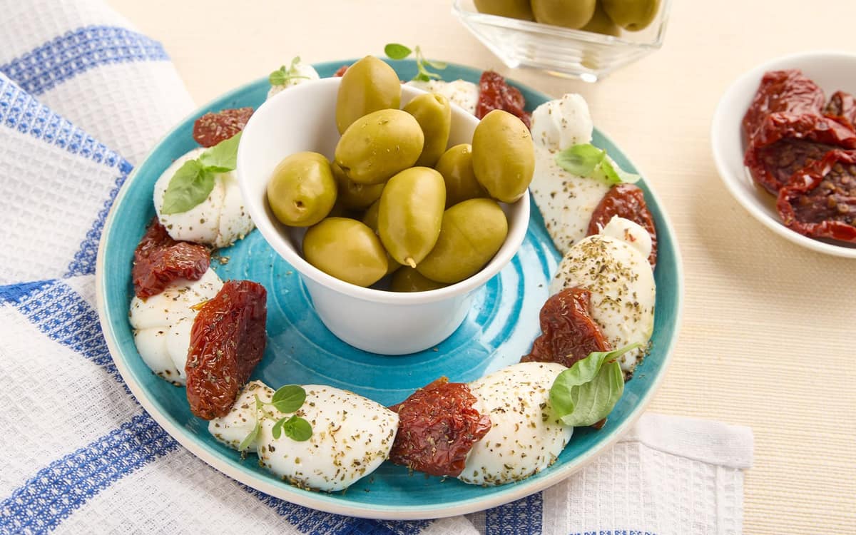 Mozzarella e olive di Cerignola Zuccato