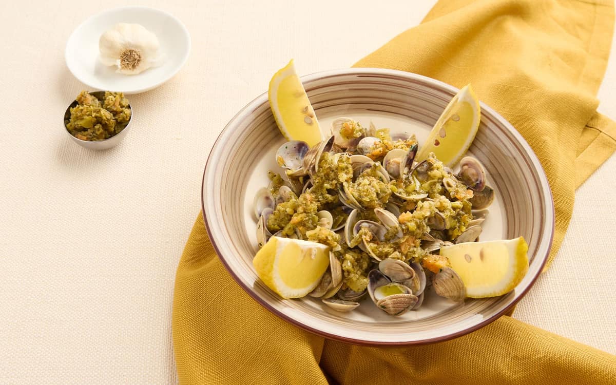 Vongole in salsa verde Zuccato