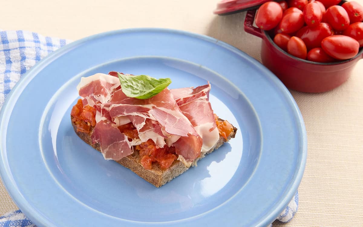 Jamón y pan tomate Zuccato