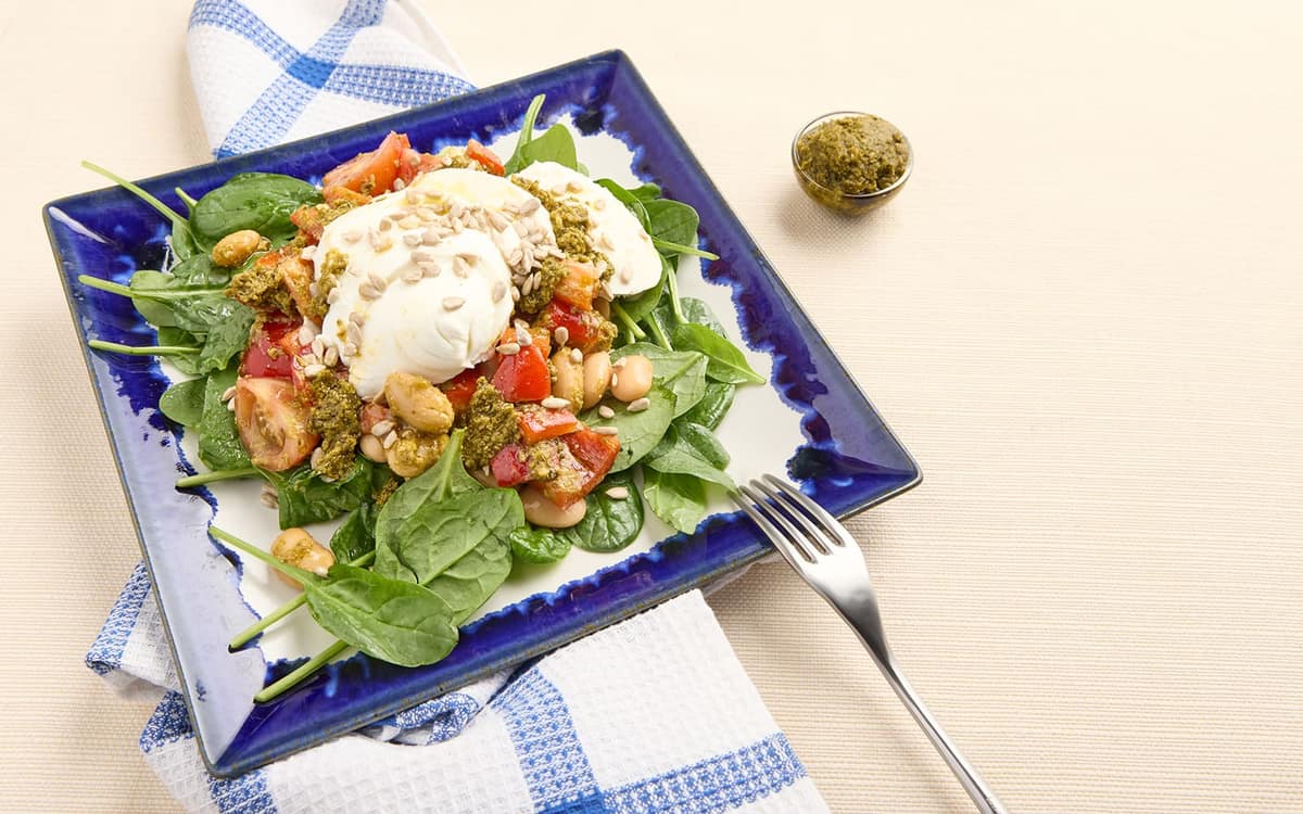 Insalata spinacino e pesto Zuccato