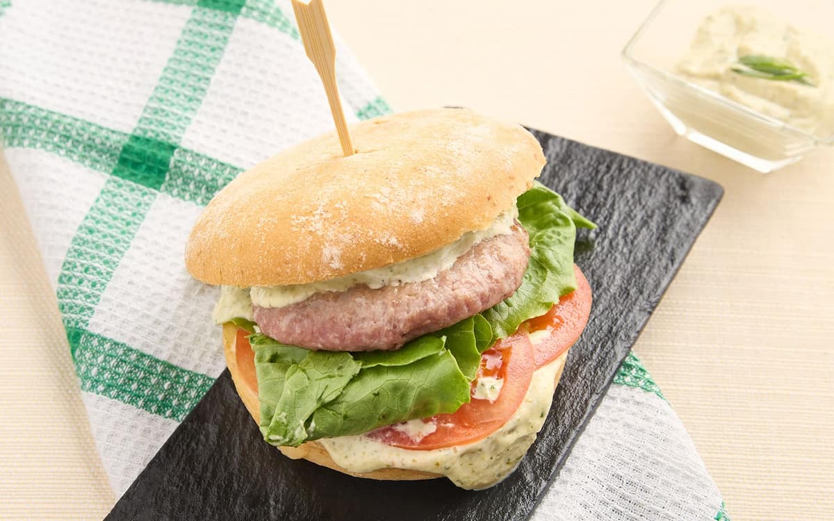 Hamburger con salsa Tartara Zuccato