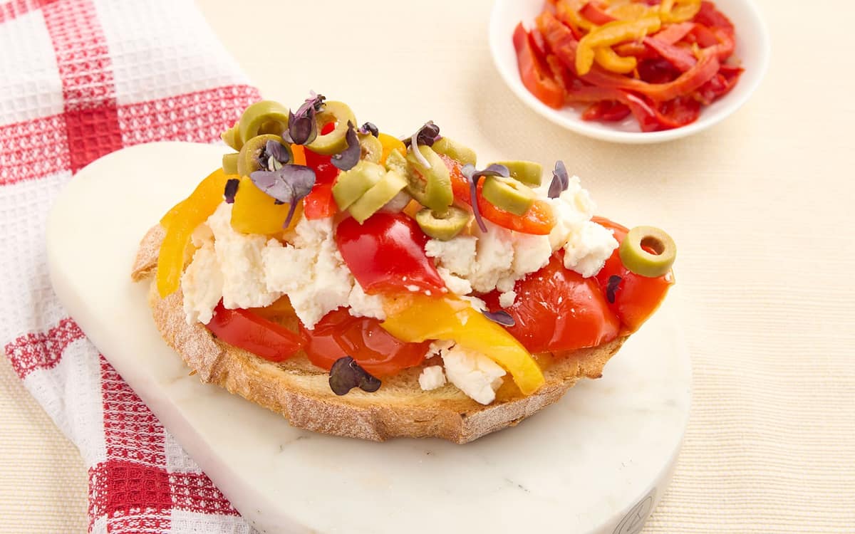 Sandwich peperoni e feta Zuccato