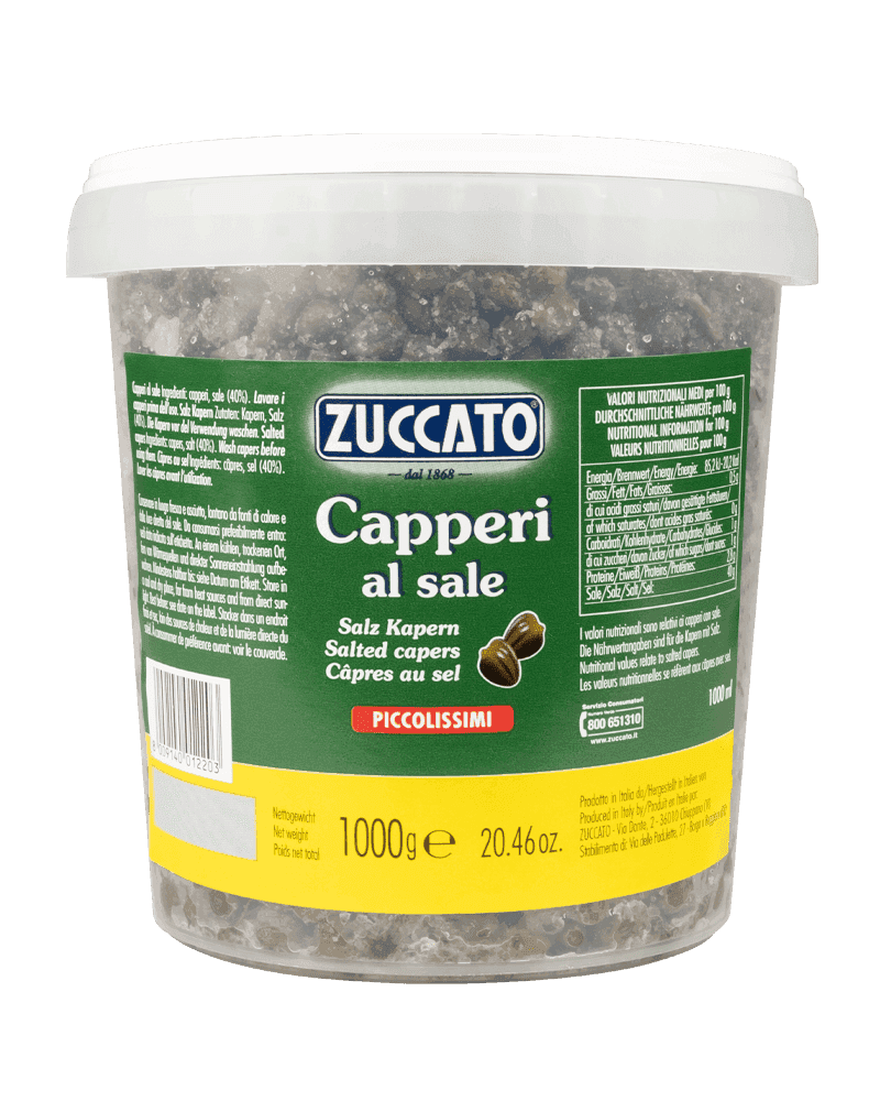 Capperi al sale surfines 1000ML Zuccato — 1000ML Plastica