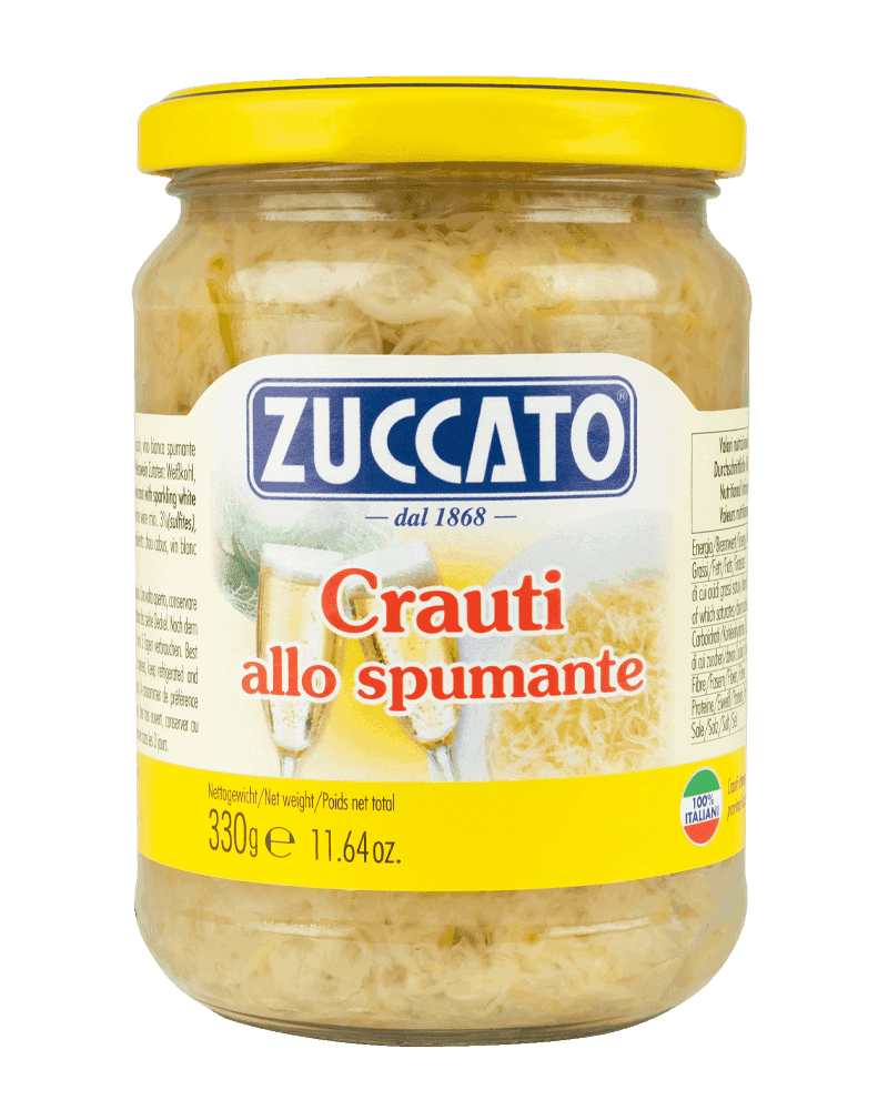 Crauti al naturale 720ML Zuccato — 720 ml vetro