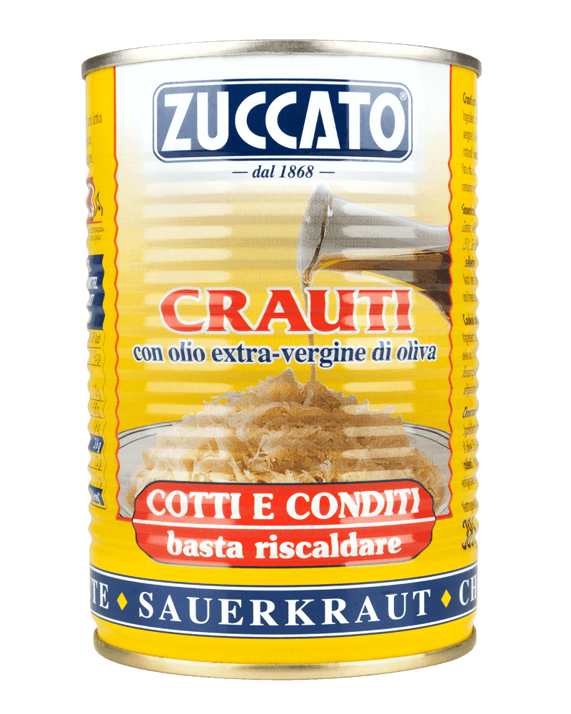 Crauti cotti & conditi 425ML Zuccato — Lattina 425 ml