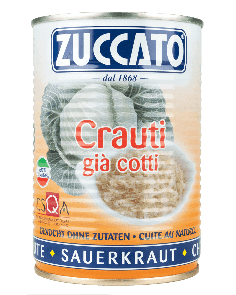 Crauti cotti 425ML Zuccato — Lattina 425 ml