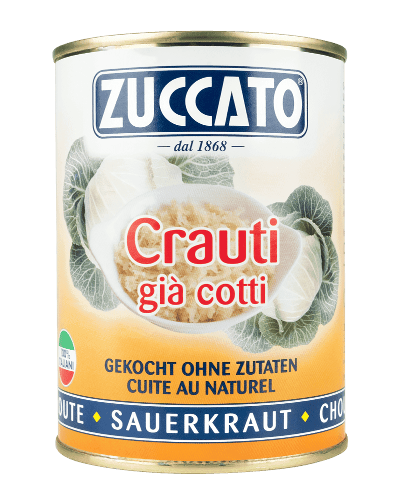 Crauti cotti 580ML Zuccato — Lattina 580 ml