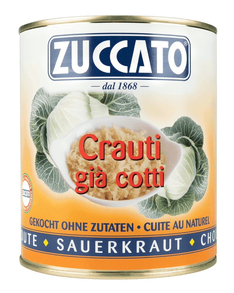 Crauti cotti 850ML Zuccato — Lattina 850 ml