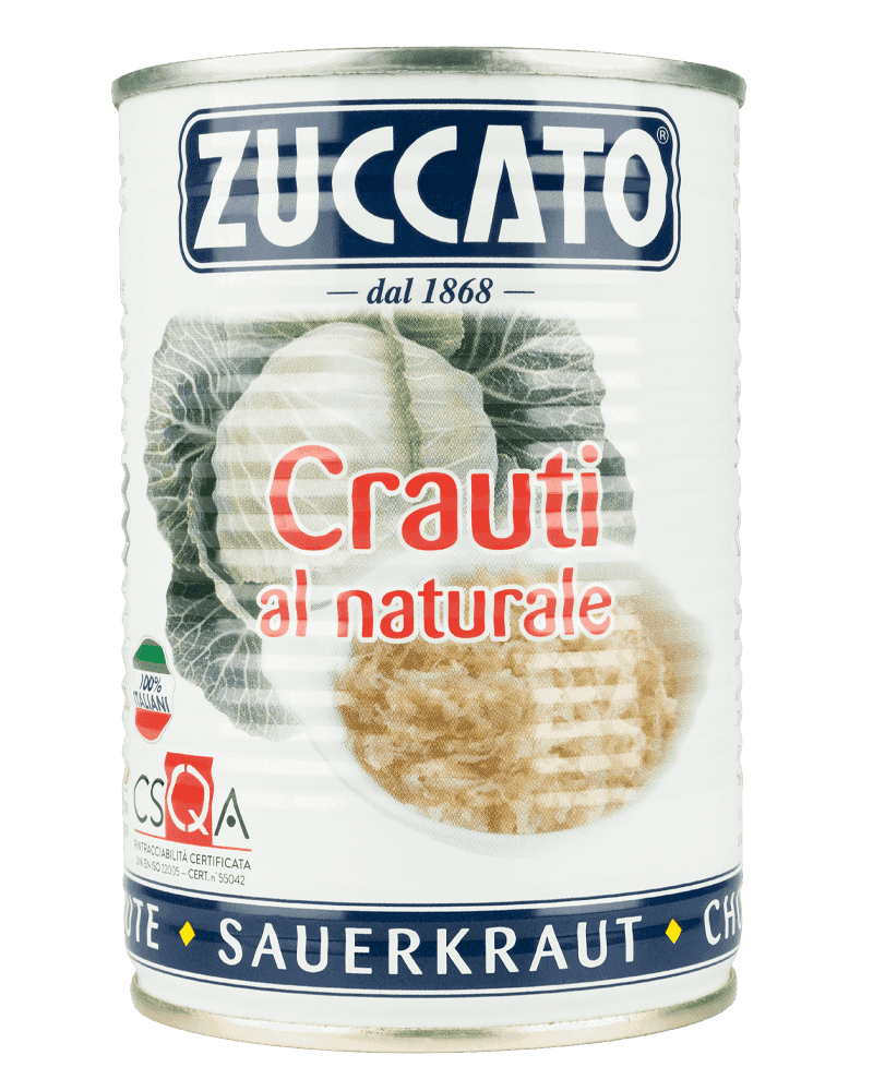 Crauti al naturale 425ML Zuccato — Lattina 425 ml