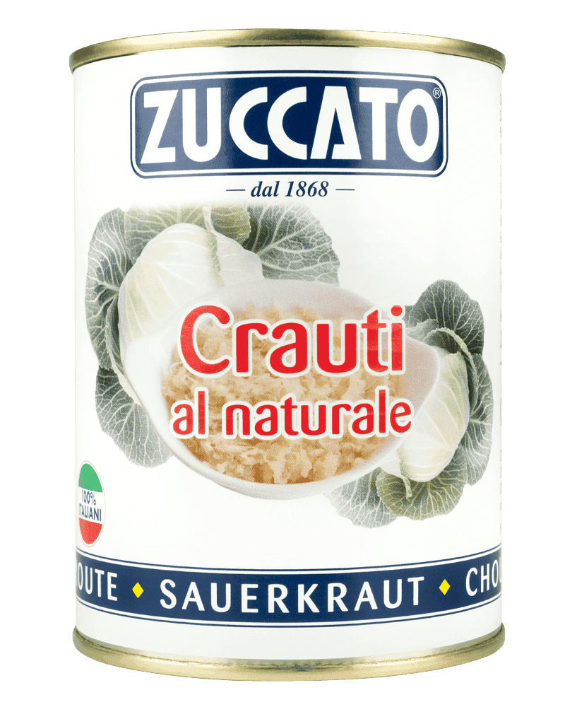Crauti al naturale 580ML Zuccato — Lattina 580 ml