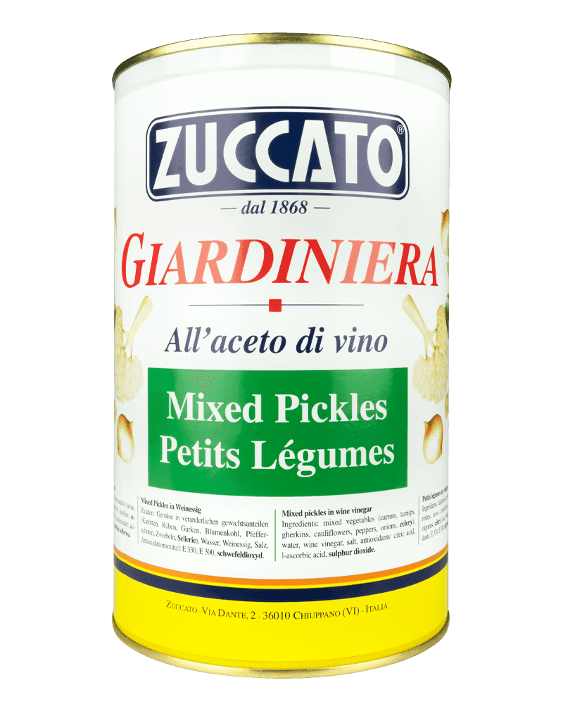 Giardiniera 8 frutti 4250ML Zuccato — Lattina 4,25 L