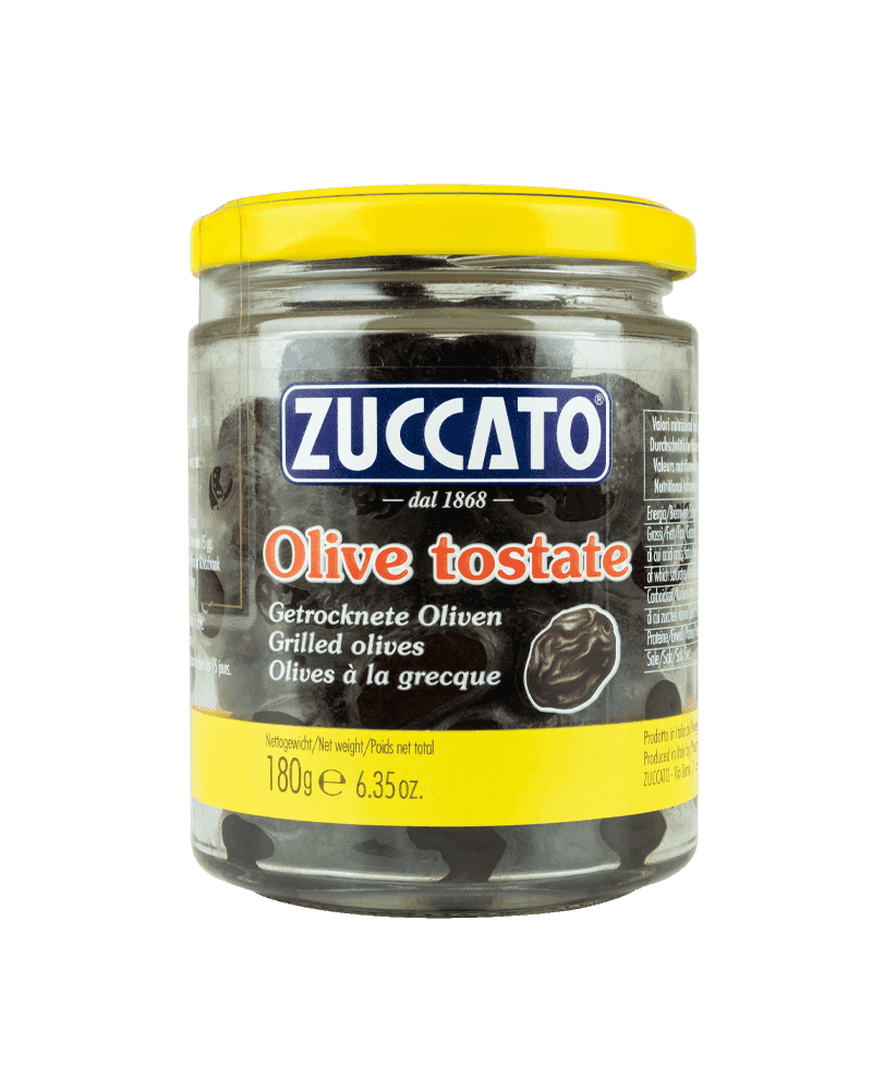 Olive Nere Tostate 314ML Zuccato — 314 ml