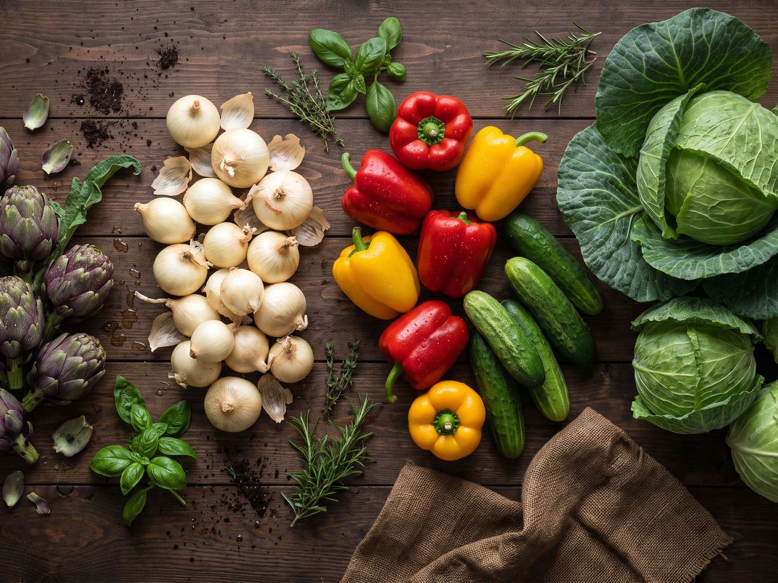 Calendario dell'orto — stagionalità delle conserve Zuccato